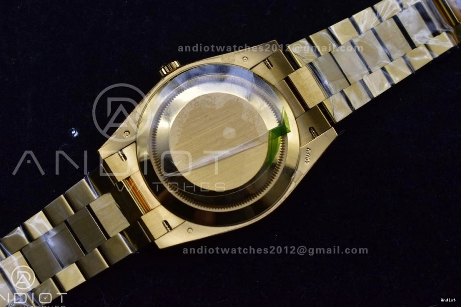 on (Gain THBF Date 1:1 Day Crystal Best 40 Dial Edition Weight) Black VR3255 Bracelet 228238 YG President 1120